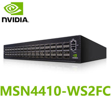 Indlæs billede til gallerivisning NVIDIA Mellanox MSN4410-WS2FC Spectrum-3 400GbE 1U Open Ethernet Switch Cumulus Linux System 8x400GbE QSFP-DD28 &amp; 8 QSFP-DD
