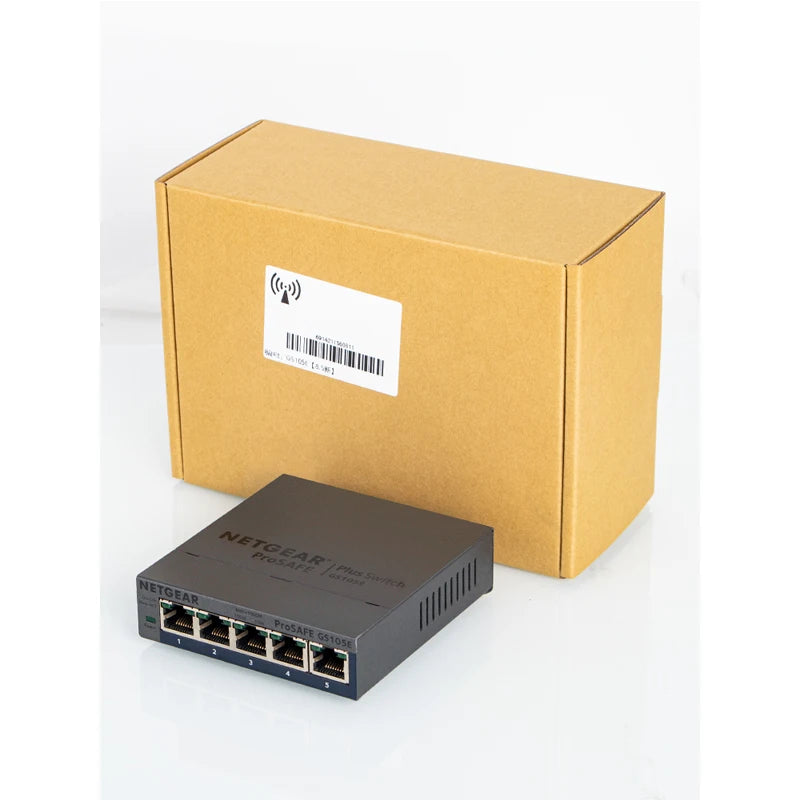 NETGEAR GS105E Network Switch ProSafe 5-Port Gigabit Ethernet Smart Managed Plus Switches