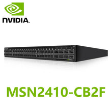 将图片加载到图库查看器，NVIDIA Mellanox MSN2410-CB2F Spectrum 25GbE/100GbE 1U Open Ethernet Switch
