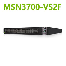Lataa kuva Galleria-katseluun, NVIDIA Mellanox MSN3700-VS2F Spectrum-2 200GbE 1U Open Ethernet Switch Onyx System 32x200GbE QSFP56
