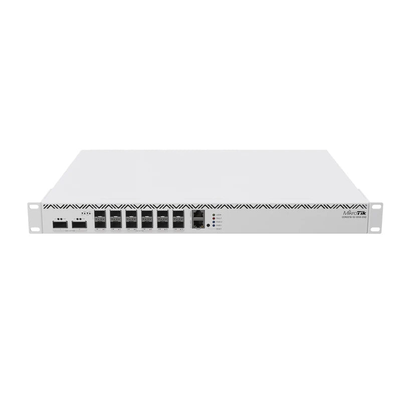 Mikrotik CCR2216-1G-12XS-2XQ Cloud Core Router 100 Gigabit networking with L3 Hardware powerful 16-core CPU 16 GB of RAM 2xM.2