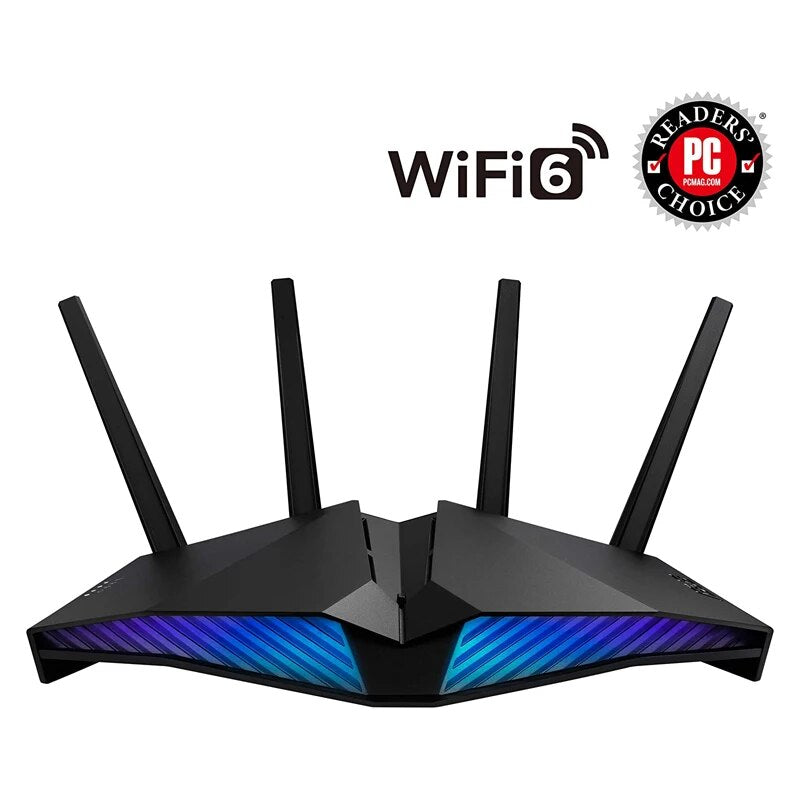 ASUS RT-AX82U ROG Gaming Wi-Fi Router AX5400 Dual-Band WiFi 6 Game Acceleration Mesh WiFi MU-MIMO, Mobile Game Boost, Streaming,Gaming