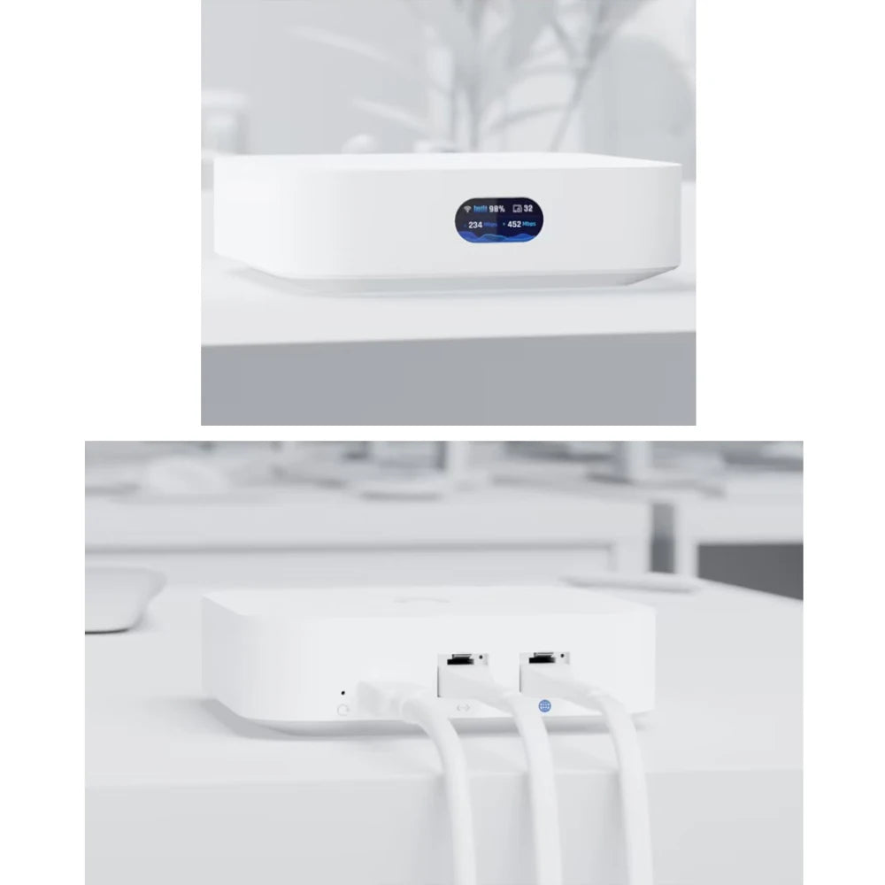 UBIQUITI UX Cloud Gateway UniFi Express Network Built-in WiFi 6 140 M² (1,500 Ft²) Single-Unit Coverage 50+Connected WiFi Device