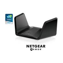 Load image into Gallery viewer, NETGEAR RAXE300 AXE7800 Nighthawk 8-Stream Tri-Band WiFi 6E Router 7.8Gbps Speed 2,500 Sq.Ft Armor &amp; Smart Parental Controls
