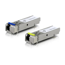 将图片加载到图库查看器，UBIQUITI UF-SM-1G-S SFP+ Modules And Cabling For 3KM, 1.25 Gbps UFiber Modules And LC Single-Mode Fiber Cabling 2 Packs
