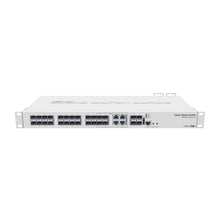 Afbeelding in Gallery-weergave laden, MikroTik CRS328-4C-20S-4S+RM Smart Switch 20xSFP cages, 4xSFP+, 4xCombo ports (Gigabit Ethernet or SFP), 800MHz CPU, 512MB RAM
