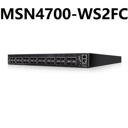 NVIDIA Mellanox MSN4700-WS2FC Spectrum-3 400GbE 1U Open Ethernet Switch Cumulus Linux System 32x400GbE QSFPDD