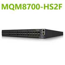 Ladda upp bild till gallerivisning, NVIDIA Mellanox MQM8700-HS2F Quantum HDR InfiniBand Switch 1U 40 x HDR 200Gb/s Ports 16Tb/s Aggregate Switch Throughput
