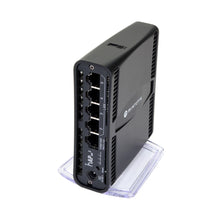 Kép betöltése a galériamegjelenítőbe: MikroTik C52iG-5HaxD2HaxD-TC AX1800 1.8Gbps WiFi 6 Router hAP ax², PoE-in and PoE-out 802.11ax WPA3 5x10/100/1000 Ethernet ports
