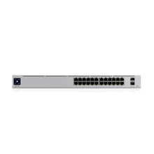 Indlæs billede til gallerivisning UBIQUITI USW-Pro-24-POE 24 Port PoE Layer 3 Switch Pro (16 x GbE PoE+, 8 x GbE, PoE++) 400W, 2x10G SFP+ ports, 88 Gbps Capacity

