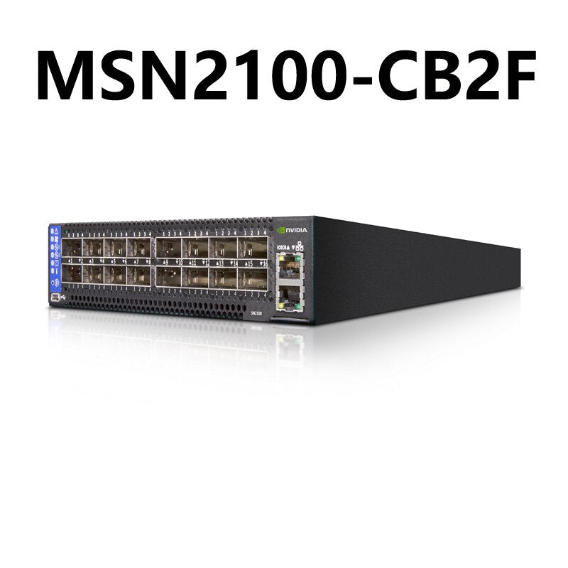 Conmutador Ethernet abierto NVIDIA Mellanox MSN2100-CB2F Spectrum 100GbE 1U 