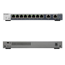 画像をギャラリービューアに読み込む, NETGEAR GS110EMX Switches 10 Gigabit/Multi-Gigabit Plus 8 Port Gigabit ports with 2 Port Multi-Gig ports, VLAN, QoS, LAG &amp; IGMP

