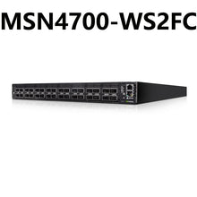 Загрузить изображение в средство просмотра галереи, NVIDIA Mellanox MSN4700-WS2FC Spectrum-3 400GbE 1U Открытый Ethernet-коммутатор Cumulus Linux System 32x400GbE QSFPDD 
