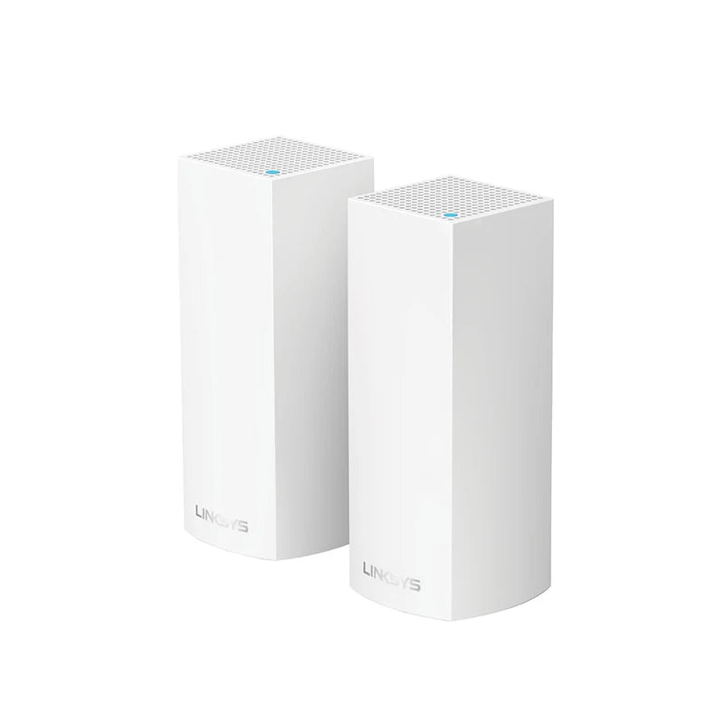 LINKSYS WHW0303 WHW0302 WHW0301 Velop Intelligent Mesh WiFi Router, Tri-Band Whole Home Wi-Fi Network System, 1-3 Packs White