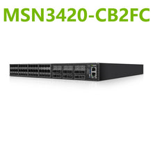 Lade das Bild in den Galerie-Viewer, NVIDIA Mellanox MSN3420-CB2FC Spectrum-2 25GbE/100GbE Open Ethernet Switch Cumulus Linux System 48x25GbE&amp;12x100GbE QSFP28 &amp;SFP28
