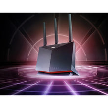 Afbeelding in Gallery-weergave laden, ASUS RT-AX86U PRO WiFi 6 Gaming Router PS5 Compatible AX5700 5700Mbps Dual Band 802.11ax,up 2500sq ft,35+ Devices Game VPN QoS
