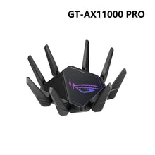 Lade das Bild in den Galerie-Viewer, ASUS GT-AX11000 PRO Tri-band WiFi 6 Gaming Router World&#39;s first 1x10G &amp; 1x2.5G WAN/LAN gaming port DFS, 2G quad-core Processor
