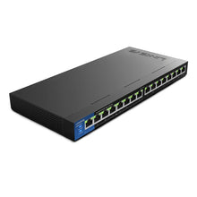 Load image into Gallery viewer, LINKSYS LGS116P 16-Port PoE+ Switch Business Desktop Gigabit Wired Connection Speed Up To 1,000 Mbps 16 Gigabit Ethernet
