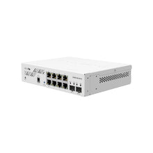 Kép betöltése a galériamegjelenítőbe: MikroTik CSS610-8G-2S+IN Cloud Smart Switch, Eight 1G Ethernet ports and two SFP+ ports for 10G fiber connectivity, MAC filters
