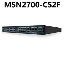 Ladda upp bild till gallerivisning, NVIDIA Mellanox MSN2700-CS2F Spectrum 100GbE 1U Open Ethernet Switch 32x100GbE Posts
