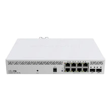 Lade das Bild in den Galerie-Viewer, MIKROTIK CSS610-8P-2S+IN Switch Caffordable PoE Powerhouse 8 x Gigabit PoE-Out Ports and 2 x 10 Gigabit SFP+ Ports,162W, VLAN
