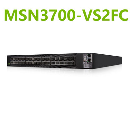 NVIDIA Mellanox MSN3700-VS2FC Spectrum-2 200GbE 1U Open Ethernet Switch Cumulus Linux System 32 x 200GbE QSFP56