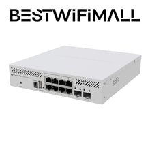 이미지를 갤러리 뷰어에 로드 , MikroTik CRS310-8G+2S+IN Switch 2.5/10 Gigabit SFP+ Ports, RouterOS V7, Run VLANs, Jumbo Frames, Link Aggregation, ACL Rules
