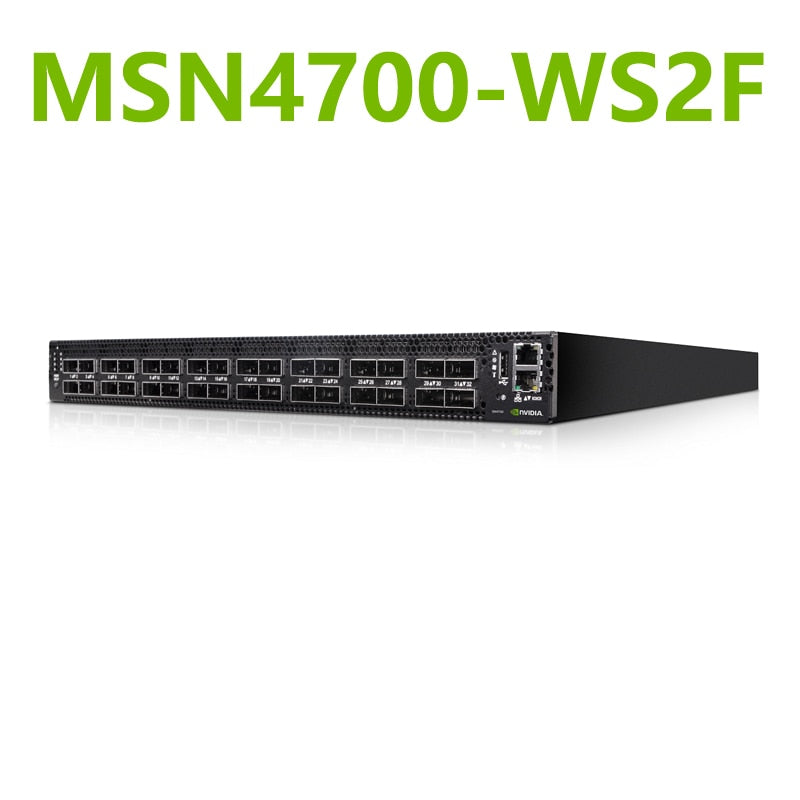 NVIDIA Mellanox MSN4700-WS2F Spectrum-3 400GbE 1U Open Ethernet Switch Onyx System 32x400GbE QSFPDD