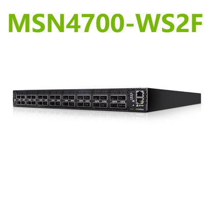 NVIDIA Mellanox MSN4700-WS2F Spectrum-3 400GbE 1U Open Ethernet Switch Onyx System 32x400GbE QSFPDD