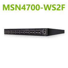 Indlæs billede til gallerivisning NVIDIA Mellanox MSN4700-WS2F Spectrum-3 400GbE 1U Open Ethernet Switch Onyx System 32x400GbE QSFPDD
