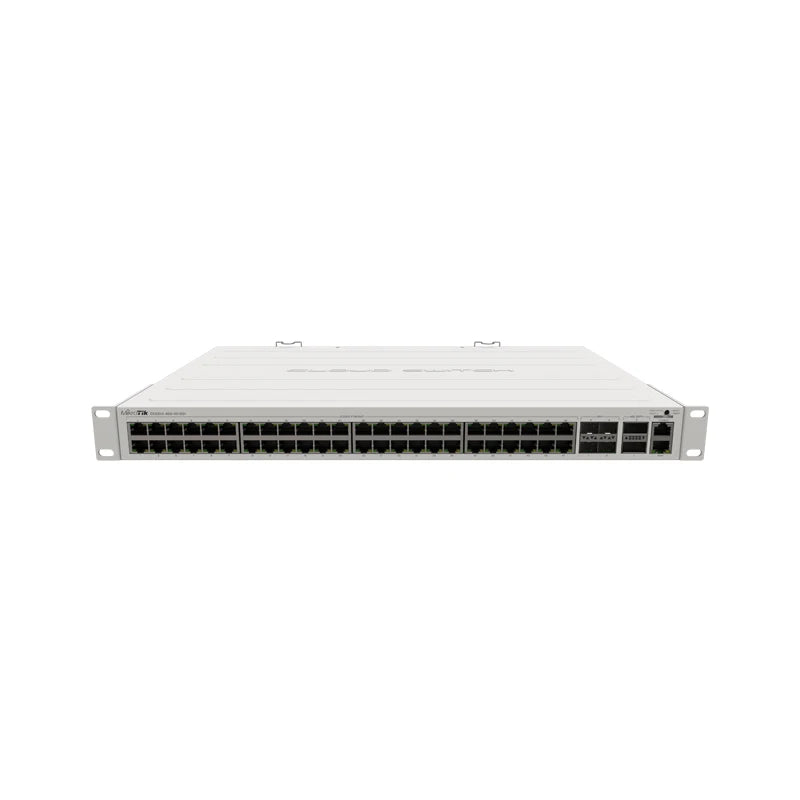 Коммутатор MikroTik CRS354-48G-4S+2Q+RM 48 портов Ethernet 10/100/1000, 4 порта SFP+ 10G, RouterOS / SwitchOS 