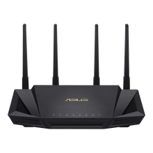 Carregar imagem no visualizador da galeria, ASUS RT-AX58U AX3000 802.11AX Dual-Band WiFi 6 Router, MU-MIMO And OFDMA, AiProtection Pro Network Security, AiMesh WiFi System
