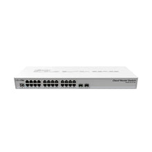 Lataa kuva Galleria-katseluun, MikroTik CRS326-24G-2S+RM Switch 24 Gigabit Port with 2xSFP+ Cages in 1U Rackmount Case, Dual Boot (RouterOS or SwitchOS)
