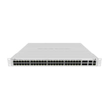 Afbeelding in Gallery-weergave laden, Mikrotik CRS354-48P-4S+2Q+RM Switch 48x1G RJ45 ports and 4x10G SFP+ ports, 2 x 40G QSFP+ ports, Switching capacity is 336 Gbps
