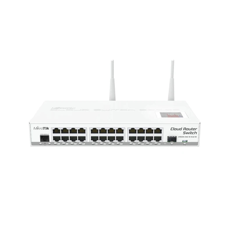 MikroTik CRS125-24G-1S-2HnD-IN Cloud Router Gigabit Switch, Fully Manageable Layer 3, 24x 10/100/1000Mbps