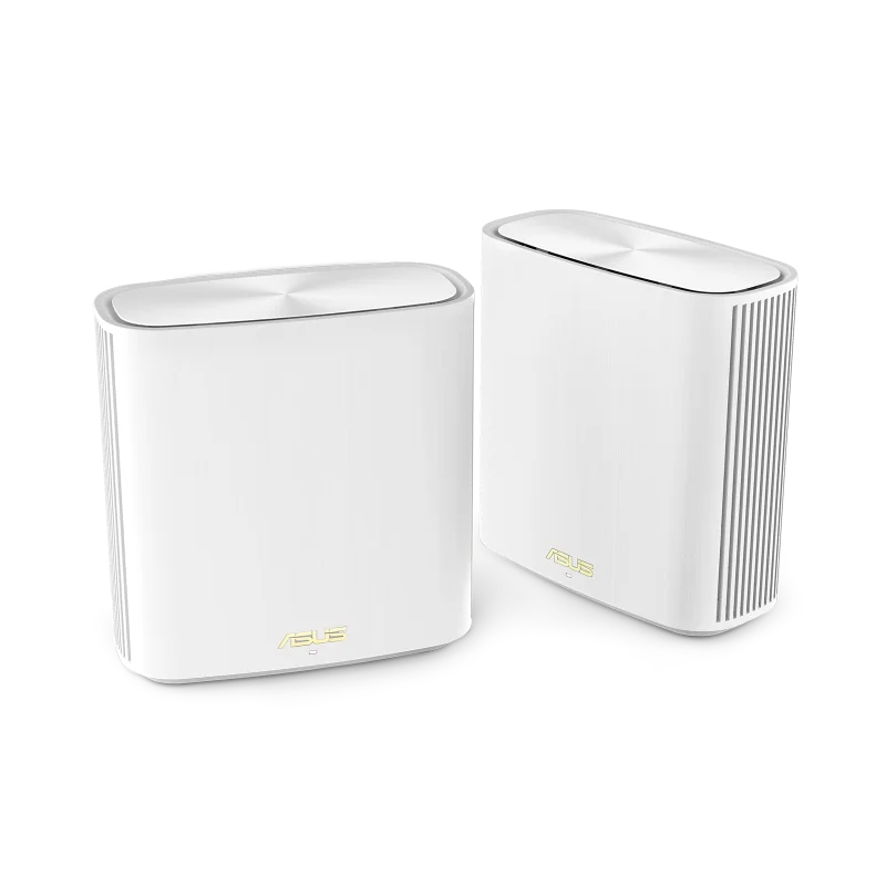 ASUS ZenWiFi AX XD6 (W-2-PK) AX5400, 2.4&5GHz OFDMA Whole-Home AiMesh WiFi 6 Router System Coverage 5,400Sq.ft 5.4Gbps Mesh Wi-F