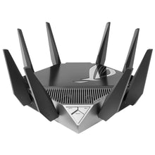 Carica l&#39;immagine nel visualizzatore di Gallery, ASUS GT-AXE11000 ROG Rapture Tri-Band WiFi 6E 802.11AX Gaming Router New 6GHz Band, 2.5G WAN/LAN Port, PS5 Compatible VPN Fusion
