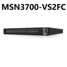 Lade das Bild in den Galerie-Viewer, NVIDIA Mellanox MSN3700-VS2FC Spectrum-2 200GbE 1U Open Ethernet Switch Cumulus Linux System 32 x 200GbE QSFP56
