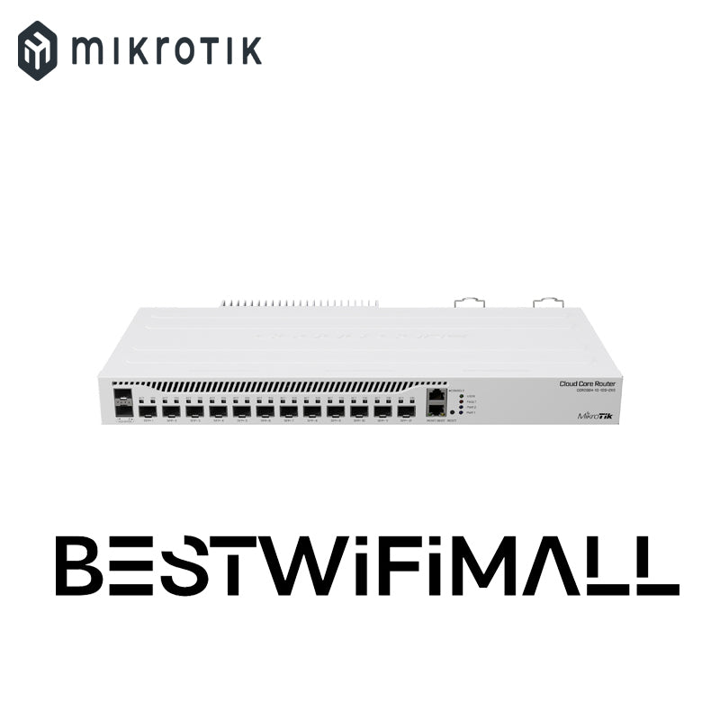 MikroTik CCR2004-1G-12S+2XS Router 12 x 10G SFP+ And 2 x 25G SFP28 Ports, Powerful Single-Core Performance, BGP Feed Processing