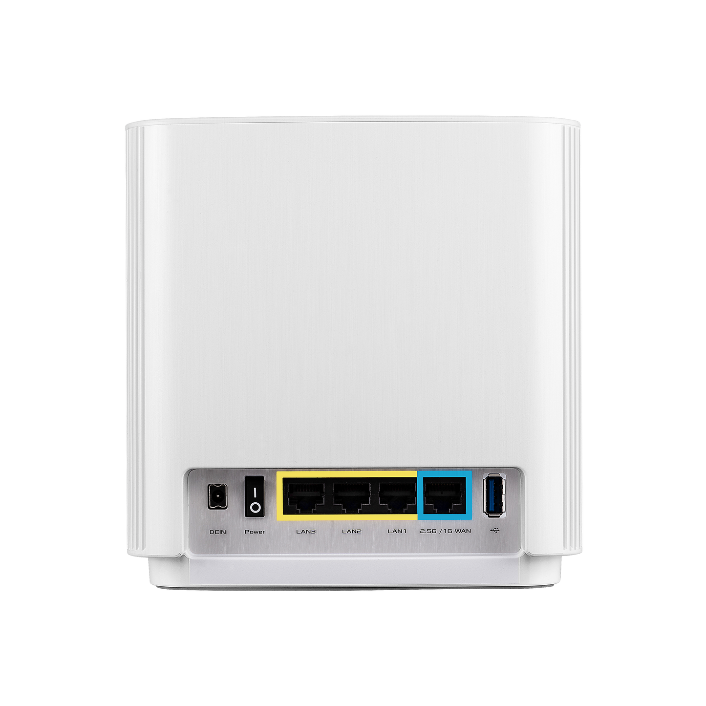 ASUS ZenWiFi ET8 WiFi 6E Router, New 6 GHz Frequency Band, 5 GHz and 2.4 GHz Bands, 6600 Mbps, 1Pack For 2750 Sq.ft. 4+ Rooms