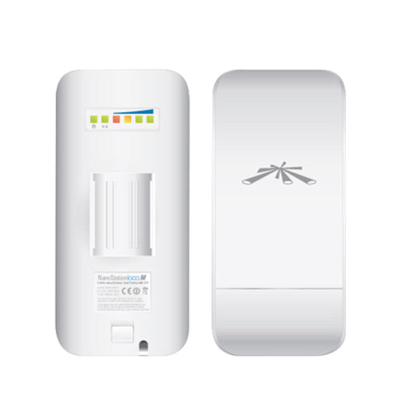 UBIQUITI NETWORKS LocoM2 NanoStation Loco M2 2.4GHz Wireless Network Bridge AirMax 8dBi Wi-Fi AP CPE Within 2 KM, Only 1 PCS