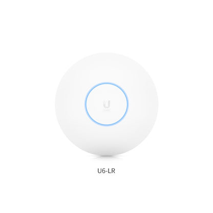 Ubiquiti UniFi U6-LR WiFi 6 Long-Range Wi-Fi AP Wireless Access Point 3Gbps 5GHz (4x4 MU-MIMO OFDMA), 2.4GHz (4x4 MIMO) - Best WiFi Mall