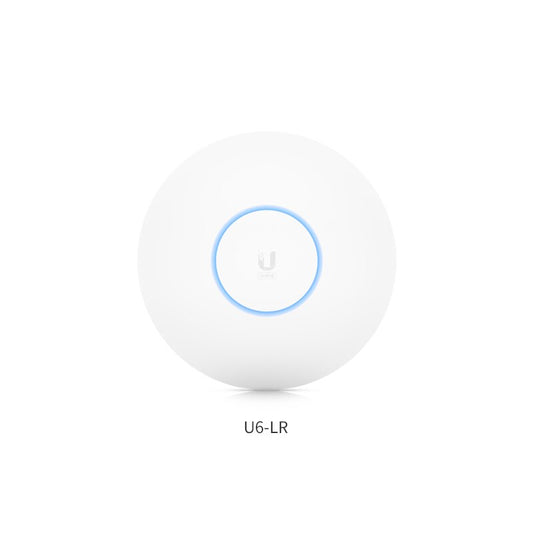 Ubiquiti UniFi U6-LR WiFi 6 Long-Range Wi-Fi AP Wireless Access Point 3Gbps 5GHz (4x4 MU-MIMO OFDMA), 2.4GHz (4x4 MIMO) - Best WiFi Mall